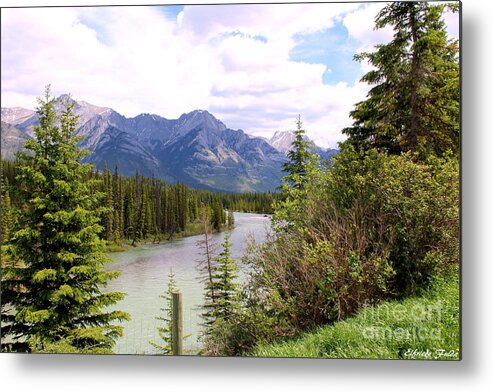 Rocky Mountains Metal Print featuring the photograph Beyond by Elfriede Fulda