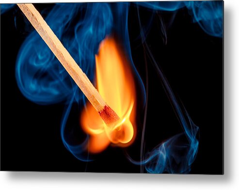Flame Metal Print featuring the photograph Beyond The Flame by TC Morgan