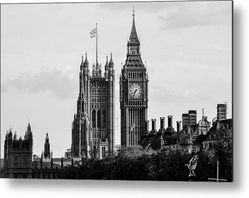 Big Ben Metal Print featuring the photograph Big Ben by Bob Cuthbert