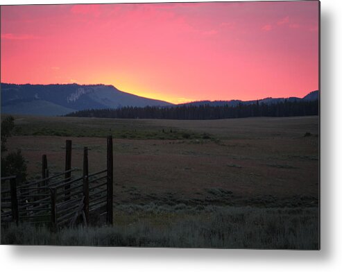 Wyoming Metal Print featuring the photograph Big Horn Sunrise by Diane Bohna