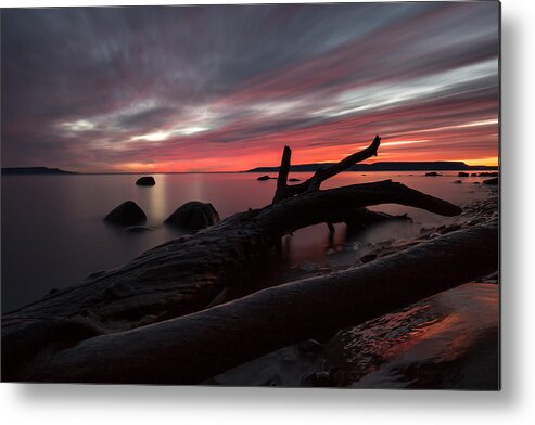 Aboriginal Metal Print featuring the photograph Big Red Sky, Point Place by Jakub Sisak
