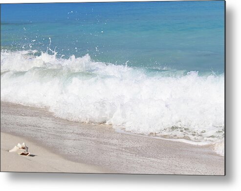 Wave Metal Print featuring the photograph Bimini Wave Sequence 5 by Samantha Delory