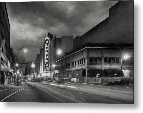 Alabama Theater Metal Print featuring the photograph Birmingham Alabama by Steven Michael