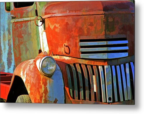 Truck Metal Print featuring the photograph Blast from the Past 6 by Lynda Lehmann