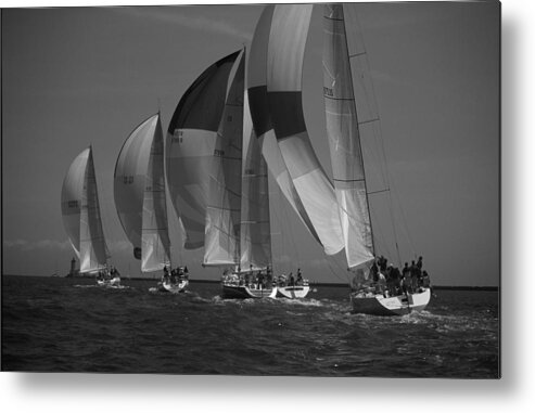 Sail. Sailing Metal Print featuring the photograph Blocking Your Wind by David Shuler
