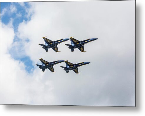 Dangerous Metal Print featuring the photograph Blue Angels 2 by Pelo Blanco Photo