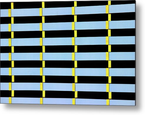 Beautiful Architecture Metal Print featuring the photograph Blue Lines by Prakash Ghai