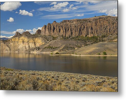 Scenic Metal Print featuring the photograph Blue Mesa Dillon Pinnacles by James BO Insogna