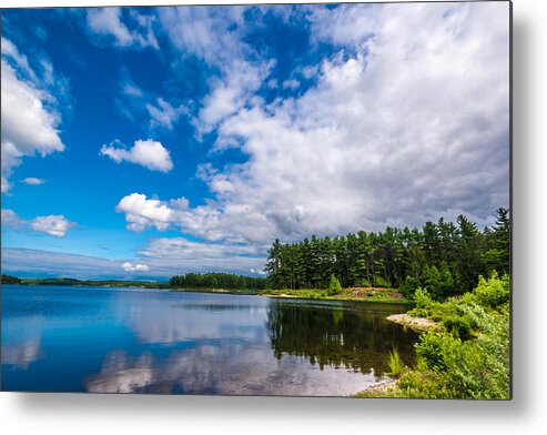 Blue Sky Metal Print featuring the photograph Blue Skies by Robert McKay Jones