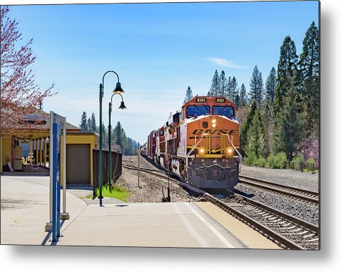 Bnsf Metal Print featuring the photograph Bnsf8151 1 by Jim Thompson