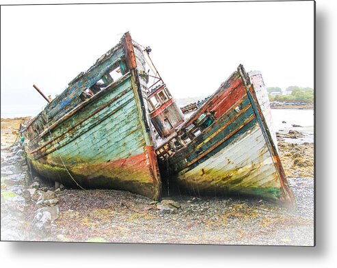 Boat Metal Print featuring the photograph Boats Isle of Mull 4 by Tom and Pat Cory