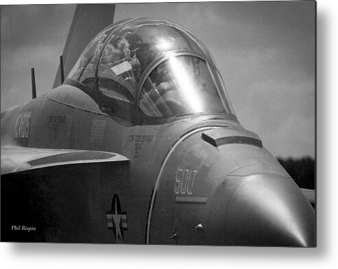 2017-09-22 Metal Print featuring the photograph Boeing EA-18G Growler by Phil And Karen Rispin