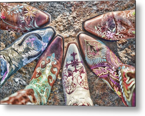Boot Metal Print featuring the photograph Boot Fan by Sharon Popek