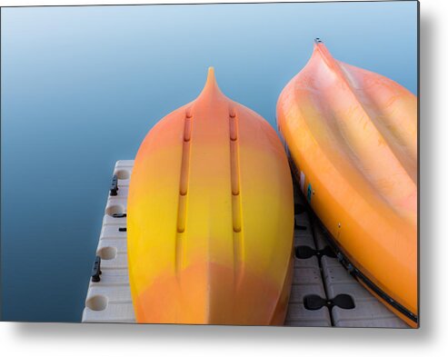 Boats Metal Print featuring the photograph Bottoms Up by Don Spenner