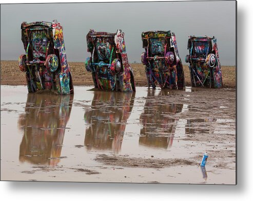 Cadillac Metal Print featuring the photograph Bottoms Up by Stephen Stookey