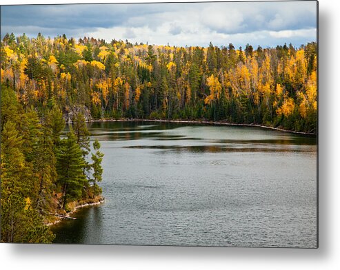 Minnesota Metal Print featuring the photograph Boundary Waters Overlook by Adam Pender