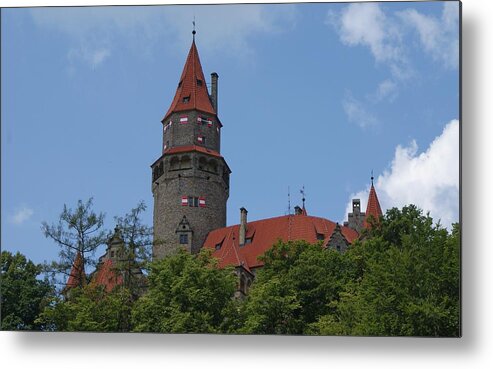 Bouzov Castle Metal Print featuring the digital art Bouzov Castle by Super Lovely