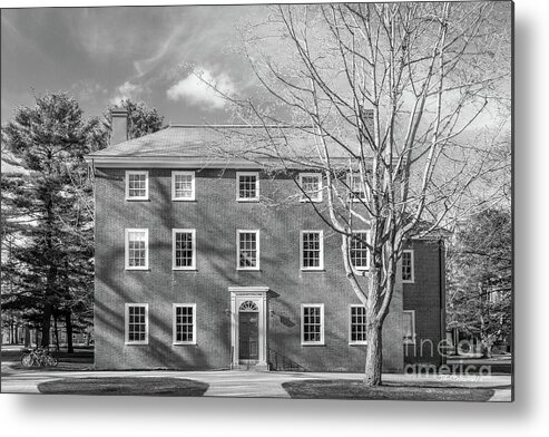 Bowdoin Metal Print featuring the photograph Bowdoin College Massachusetts Hall by University Icons