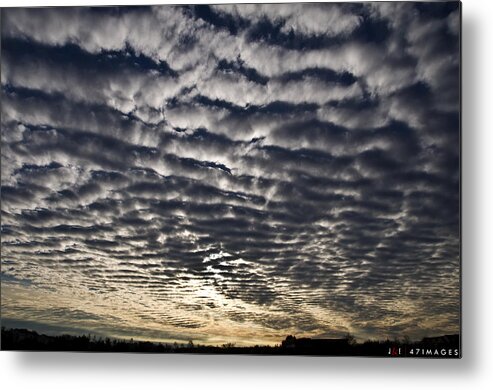 Sky Metal Print featuring the photograph Braided Sky by Jonathan Keys