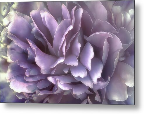 Floral Metal Print featuring the photograph Breeze in Cool Lilac by Darlene Kwiatkowski