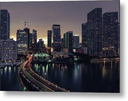 North America Metal Print featuring the photograph Brickell City Centre by Nisah Cheatham