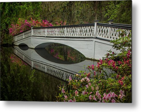 Bridge Metal Print featuring the photograph Bridge Reflections by James Woody