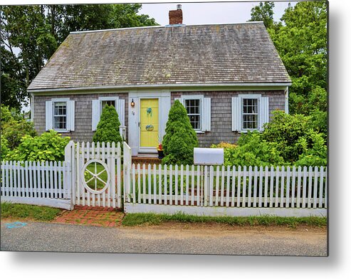 Chatham Metal Print featuring the photograph Bright Chatham Home by Marisa Geraghty Photography