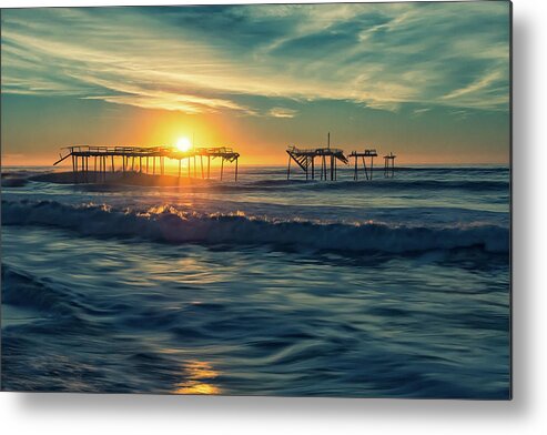Ocean Metal Print featuring the photograph Broken and Beautiful by C Renee Martin