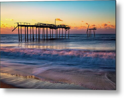 Ocean Metal Print featuring the photograph Broken and Beautiful series # 3 by C Renee Martin