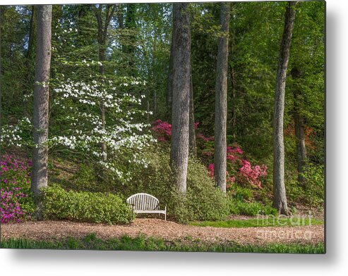 Spring Landscapes Metal Print featuring the photograph Brookside Gardens 7 by Chris Scroggins