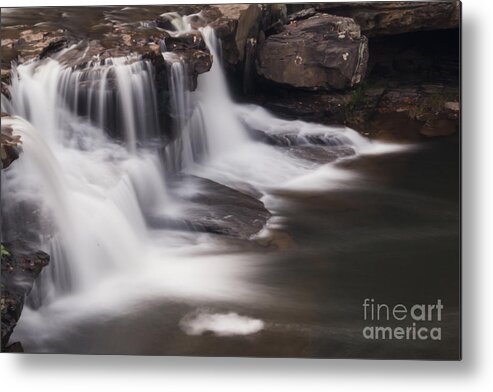 Waterfall Metal Print featuring the photograph Brush Creek Falls by Mel Petrey