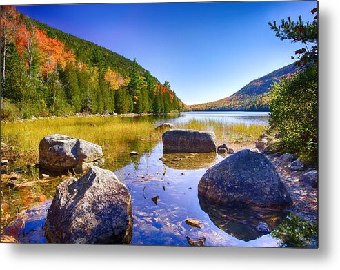 Bubble Pond Metal Print featuring the photograph Bubble Pond, Acadia by John Daly