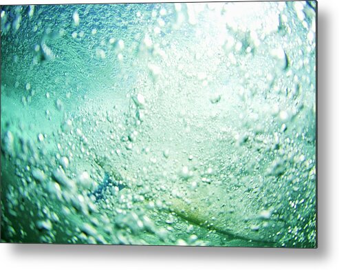 Surfing Metal Print featuring the photograph Bubbles by Nik West