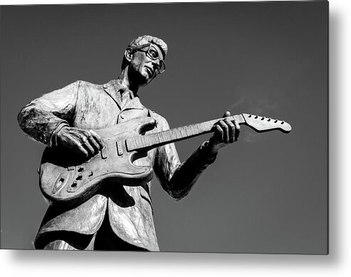 Buddy Holly Metal Print featuring the photograph Buddy Holly 4 by Adam Reinhart
