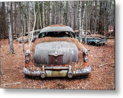 Abandoned Metal Print featuring the photograph Buick V8 Abandoned by Betty Denise