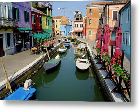 Italy Metal Print featuring the photograph Burano Morning by Alan Toepfer