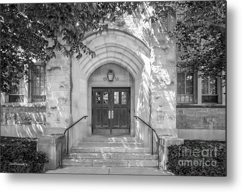 Butler University Metal Print featuring the photograph Butler University Doorway by University Icons