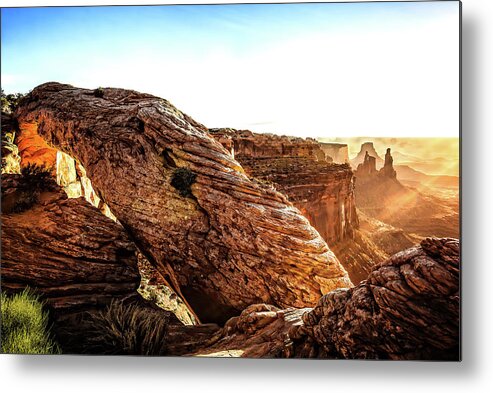 Mesa Arch Metal Print featuring the photograph By Mornings Light by Mike Stephens