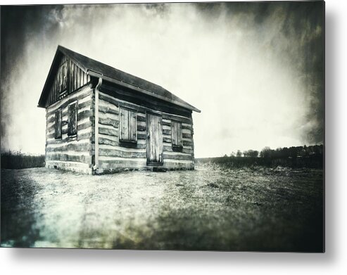 Jennifer Rondinelli Reilly Metal Print featuring the photograph Cabin near Paradise Springs - Kettle Moraine State Forest by Jennifer Rondinelli Reilly - Fine Art Photography