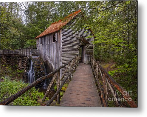 Mill Metal Print featuring the photograph Cable Grist Mill by Anthony Heflin
