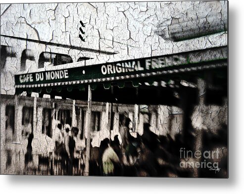 Cafe Du Monde Metal Print featuring the photograph Cafe Du Monde by Scott Pellegrin