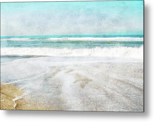 Coast Metal Print featuring the mixed media Calm Coast- Art by Linda Woods by Linda Woods
