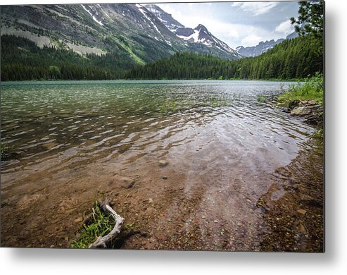 Glacier Metal Print featuring the photograph Calm Waters by Margaret Pitcher
