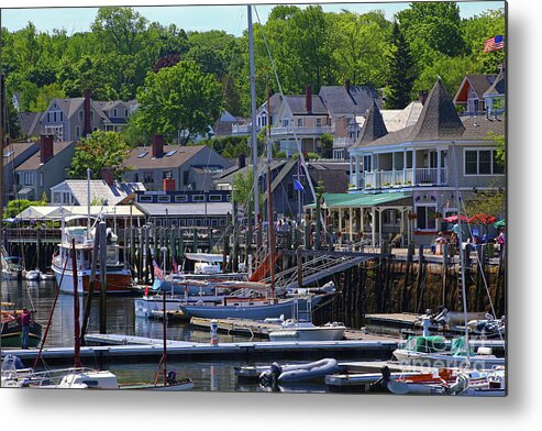 Camden Metal Print featuring the photograph Camden Village Maine by Marty Fancy