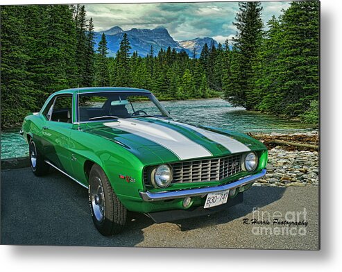 Cars Metal Print featuring the photograph Camero Z28 at Banff National Park by Randy Harris