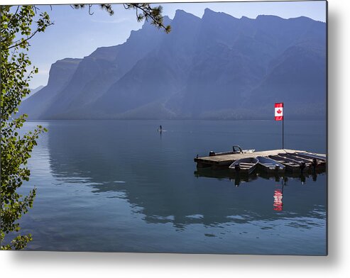 Canadian Serenity Metal Print featuring the photograph Canadian Serenity by Angela Stanton