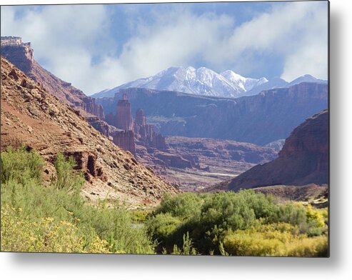 Landscapes Metal Print featuring the photograph Canyon in Colorado by Judy Deist