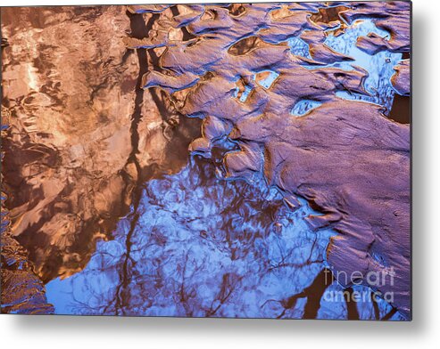 Southwest Metal Print featuring the photograph Canyon Reflections by Anthony Michael Bonafede
