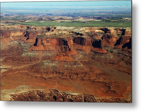 Butte Metal Print featuring the photograph Canyonlands Buttes in Canyonlands National Park by Jean Clark