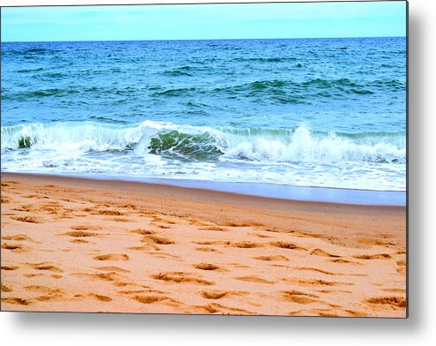 Cape Cod Metal Print featuring the photograph Cape Cod Beach Day by Kate Arsenault 